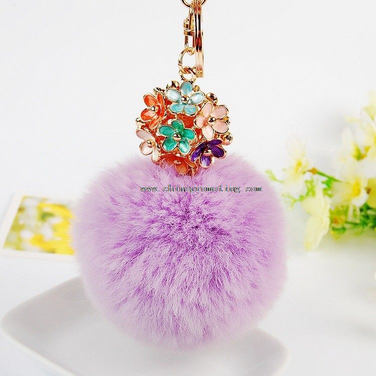 Flower Charm Key Chain