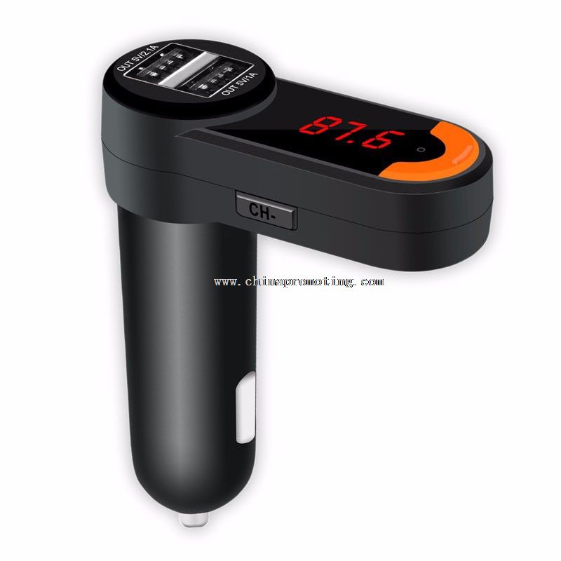 FM Transmitter Dual USB Car Charger Bluetooth Car Kit