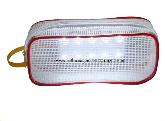 Foldable rechargeable file bag solar light