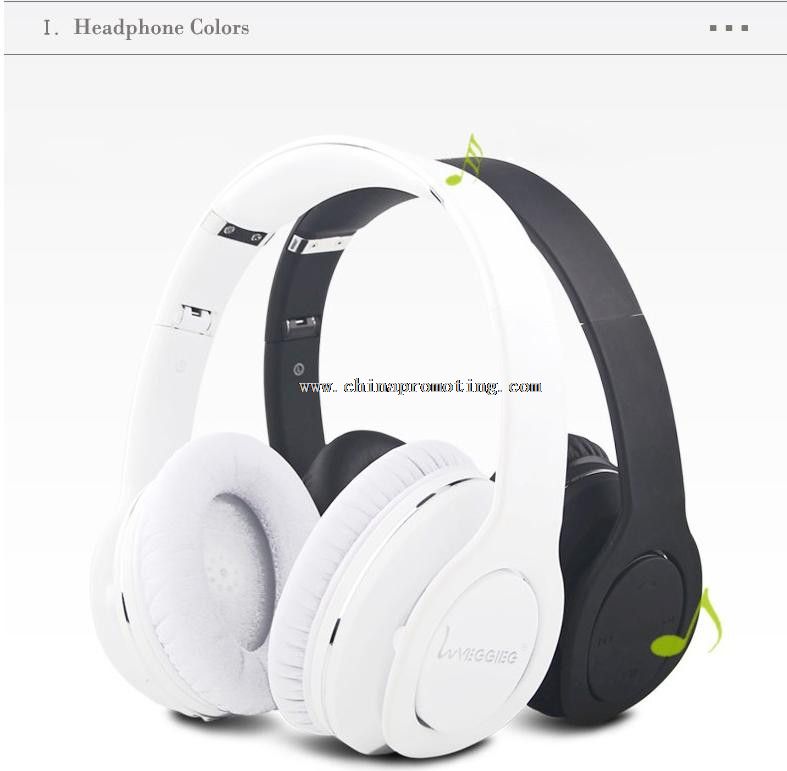 Foldable Wireless Stereo Bluetooth Headphone