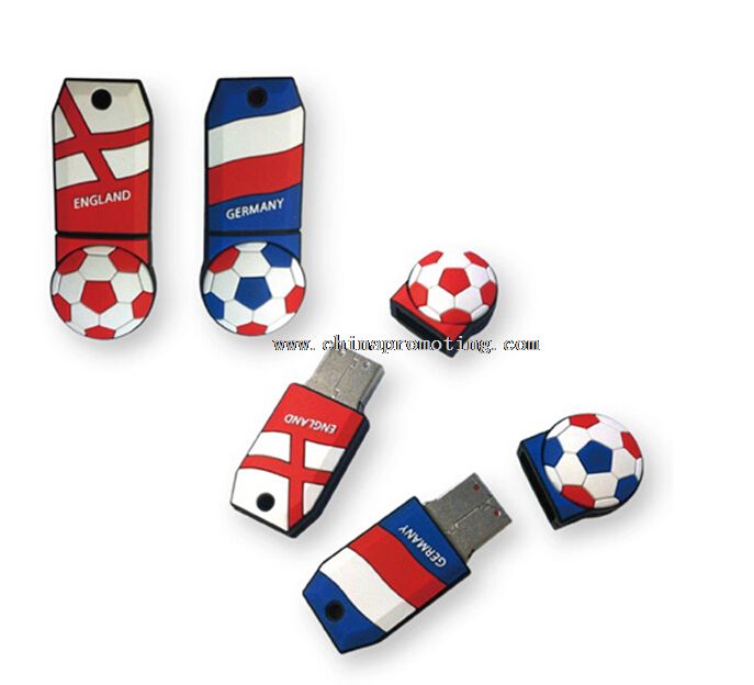 Lecteur flash usb de football