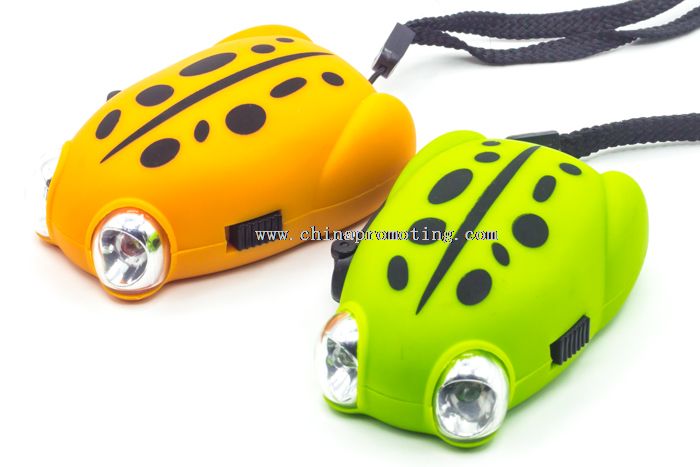 Forg tvar 2 led dynamo svítilna