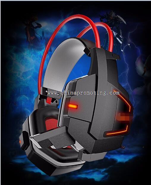 Игровые наушники с микрофоном Светодиодные USB