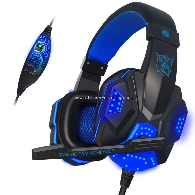 Gaming Headset hodetelefoner med Micphone