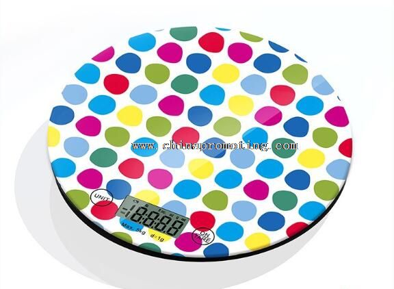 Kitchen scale 5kg capacity colorful design