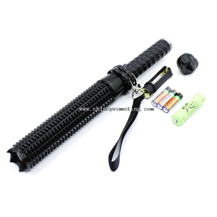 LED extendible zoom security torch light