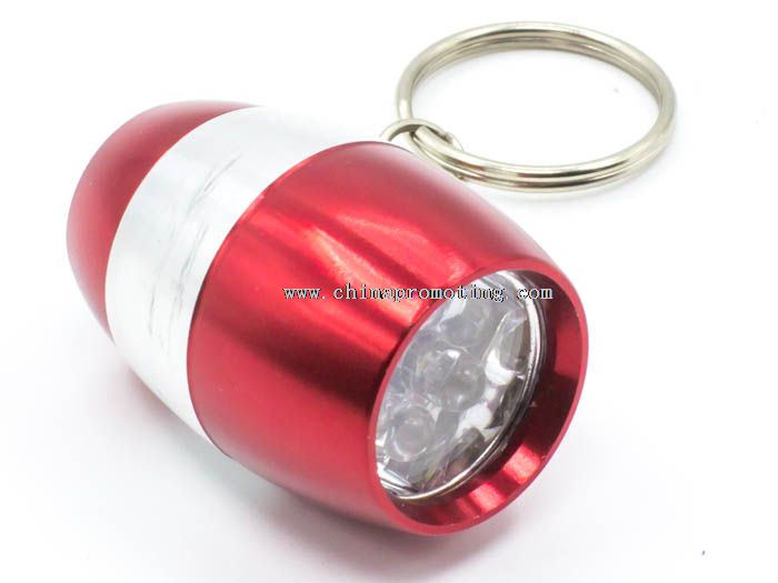 Led flashlight keychain