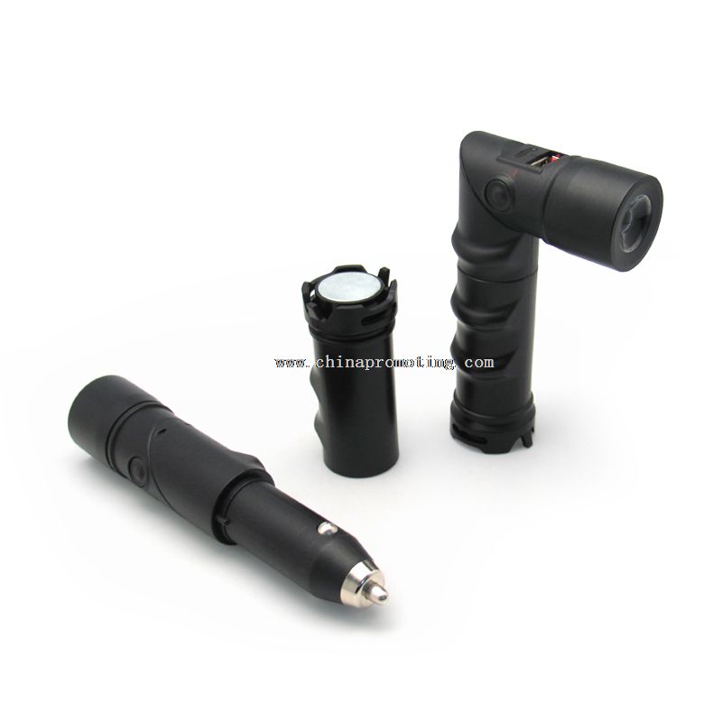 Led Torch Flashlight With Power Bank Function