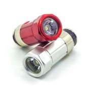 0.5W aluminum 12v rechargeable flashlight car flashlight images