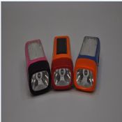 16SMD+1Led solar flashlight images