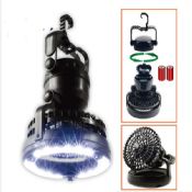 18PCS led with 2 speed fan camping light images