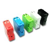 2 in 1 car charger and wall charger images