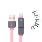 Cablu de USB retractabil 2 în 1 images