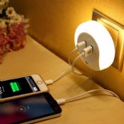 2 porta USB LED Night Light images