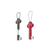 20cm Micro USB Cable with key holder design images