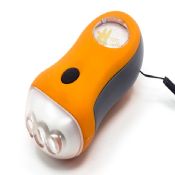 3 led hand crank led flashlight images