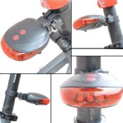 5 LED-uri + 2 Laser cu bicicleta biciclete spate clipeste lumina images