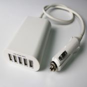 5 Anschlüsse USB-Autoladegerät images