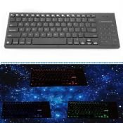 Clavier Bluetooth avec touche multimédia rétro-éclairage images