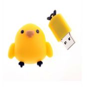 Chicken shaped pvc usb flash drive images