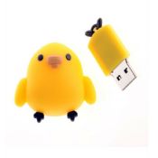 Pollo a forma di pvc usb flash drive images