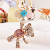 Ours mignons Crystal Keychain images