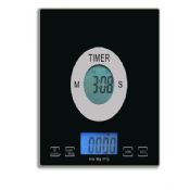 Electronic kitchen scale with timer images