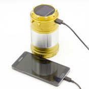 Linterna emergencia solar con cargador de teléfono móvil images