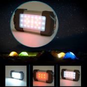 Led camping lamp with 8000mah power bank images