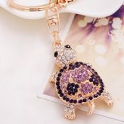 Lovely Tortoise Crystal KeyChain images