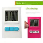 Memory digital timer with magnet images