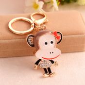 Monkey crystal key chain images