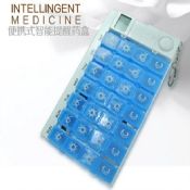 Plastic pill box with alarm timer images