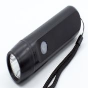 USB charge hand crack 3W led hand rechargeable flashlight images