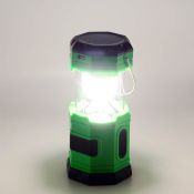 Lanterna da campeggio 6LEDs USB Mobile caricabatterie AC e solare ricaricabile images