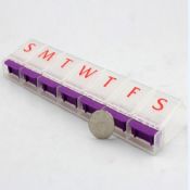 Weekly plastic pill bottle images