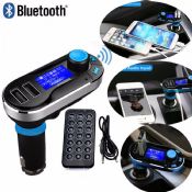 Vezeték nélküli Bluetooth FM Transmitter MP3 játékos autós Kit töltő images