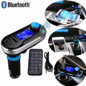 Bezdrátové Bluetooth FM vysílač MP3 přehrávač Autonabíječka Kit images