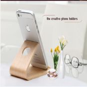Wooden cell phone holder images