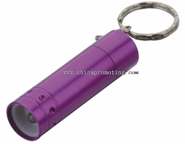 Mini lampe de poche avec porte-clé Led
