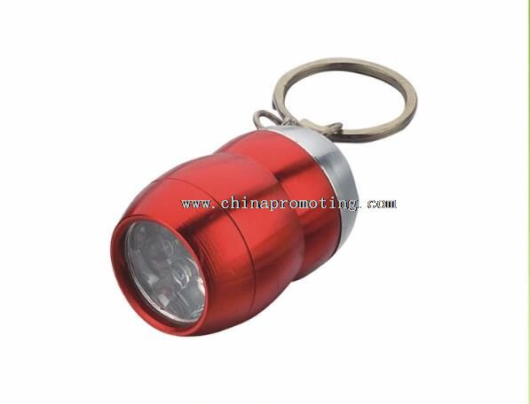 Mini lampe de poche avec porte-clé Led