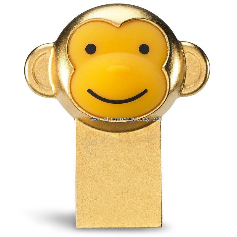 Monkey kreslená postava usb flash disk