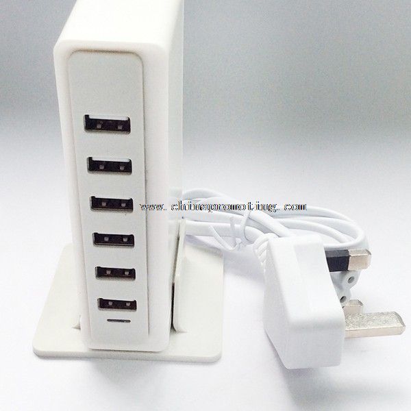 Multi pelabuhan dinding USB charger adapter