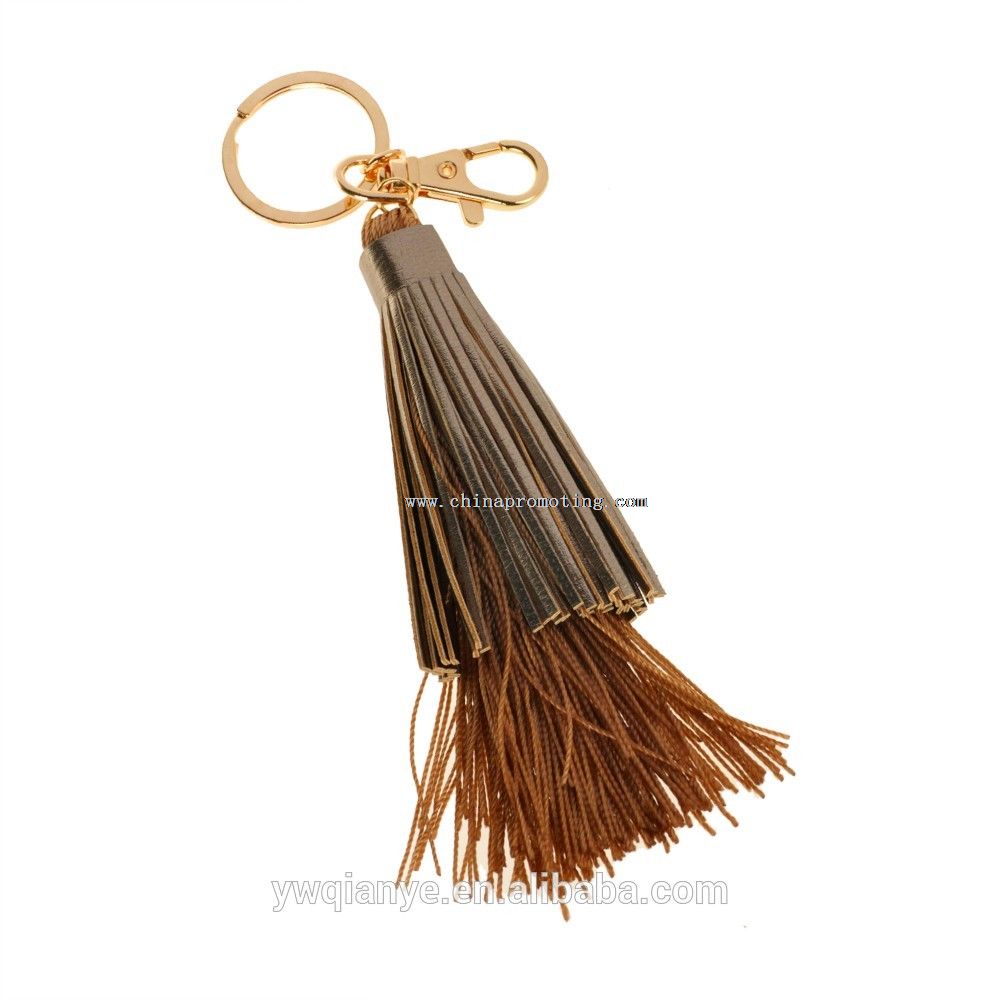 Promotion fashion tassels keychain