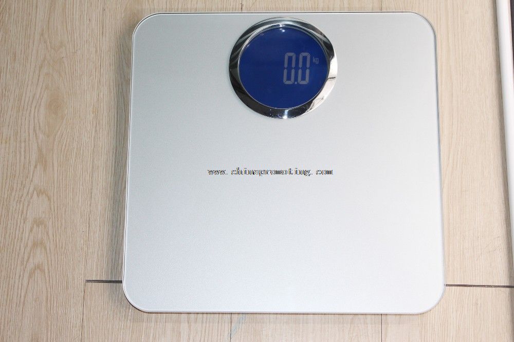 Round LCD bahroom scale