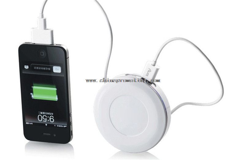 Round portable good quality mirror power bank