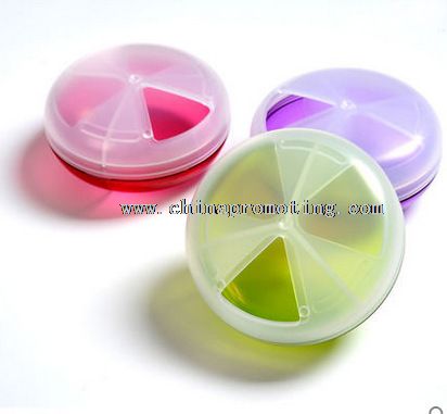 Round Rotating One Day Pill Box