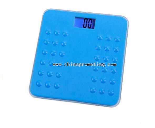 Silicon platform digital bathroom scale