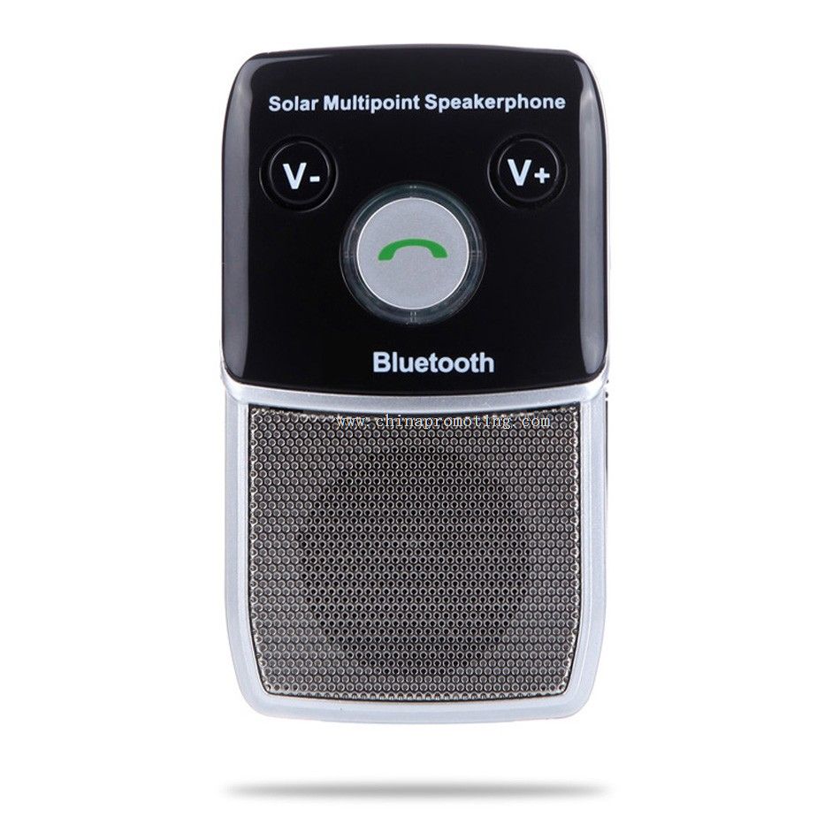 Tenaga surya Bluetooth 4.1 Hands Free Car Kit