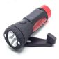 4 led strong magnet head hand crank led solar flashlight small picture